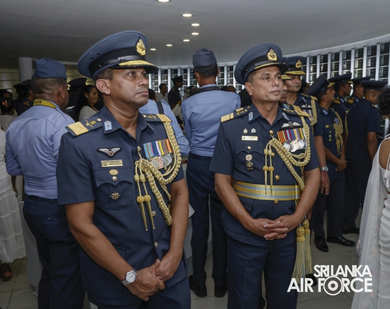 SLAF FALLEN WAR HEROES HONOURED AT THE WAR HEROES MONUMENT SLAF TRADE TRAINING SCHOOL, EKALA